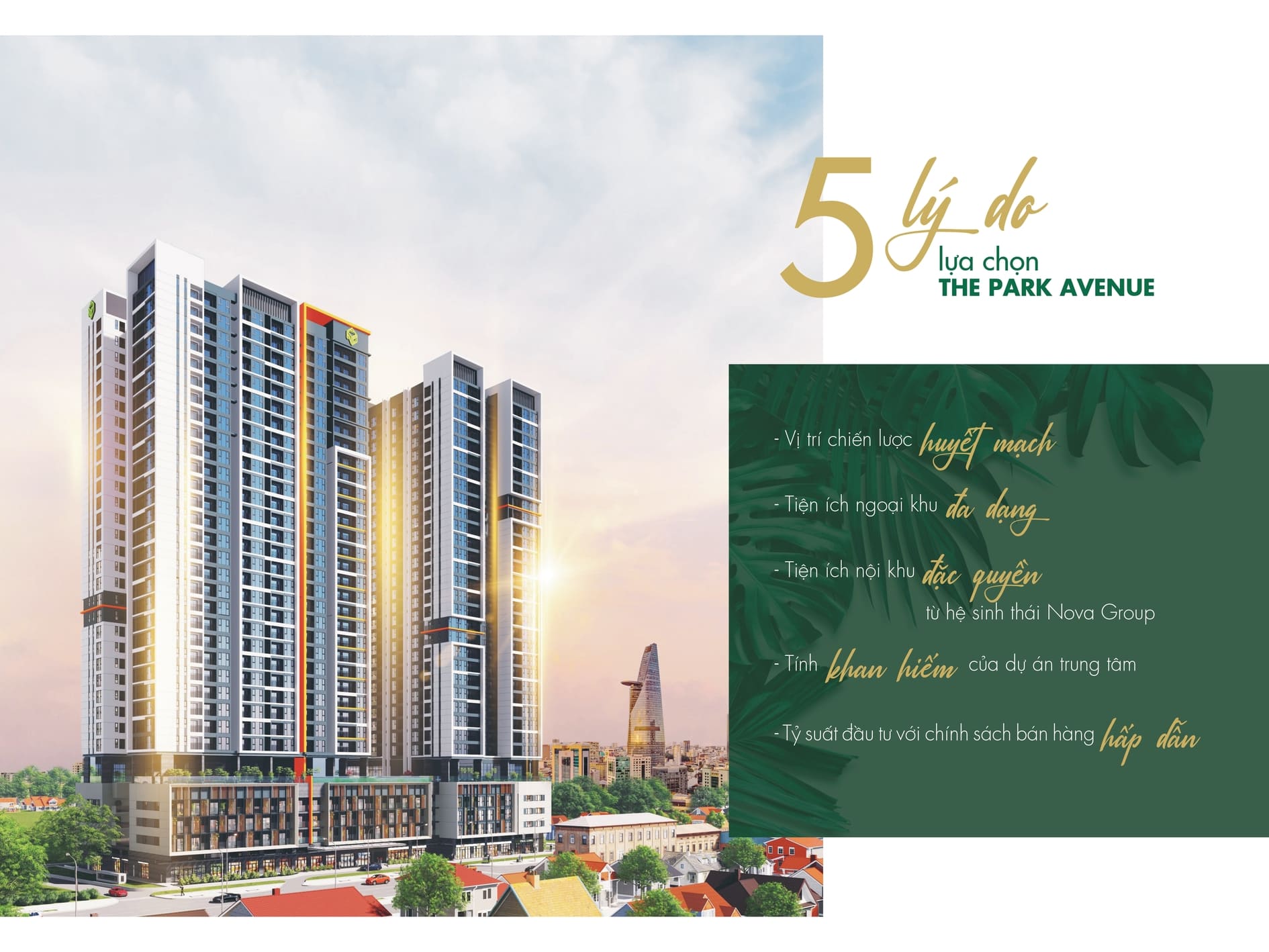 5 lý do nên lựa chọn đầu tư và an cư tại The Park Avenue
