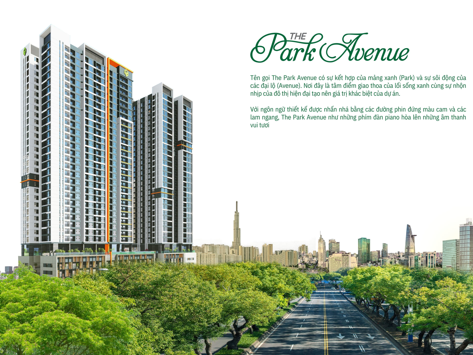 Phối cảnh dự án The Park Avenue góc đường 3 Tháng 2 và Lê Đại Hành Quận 11