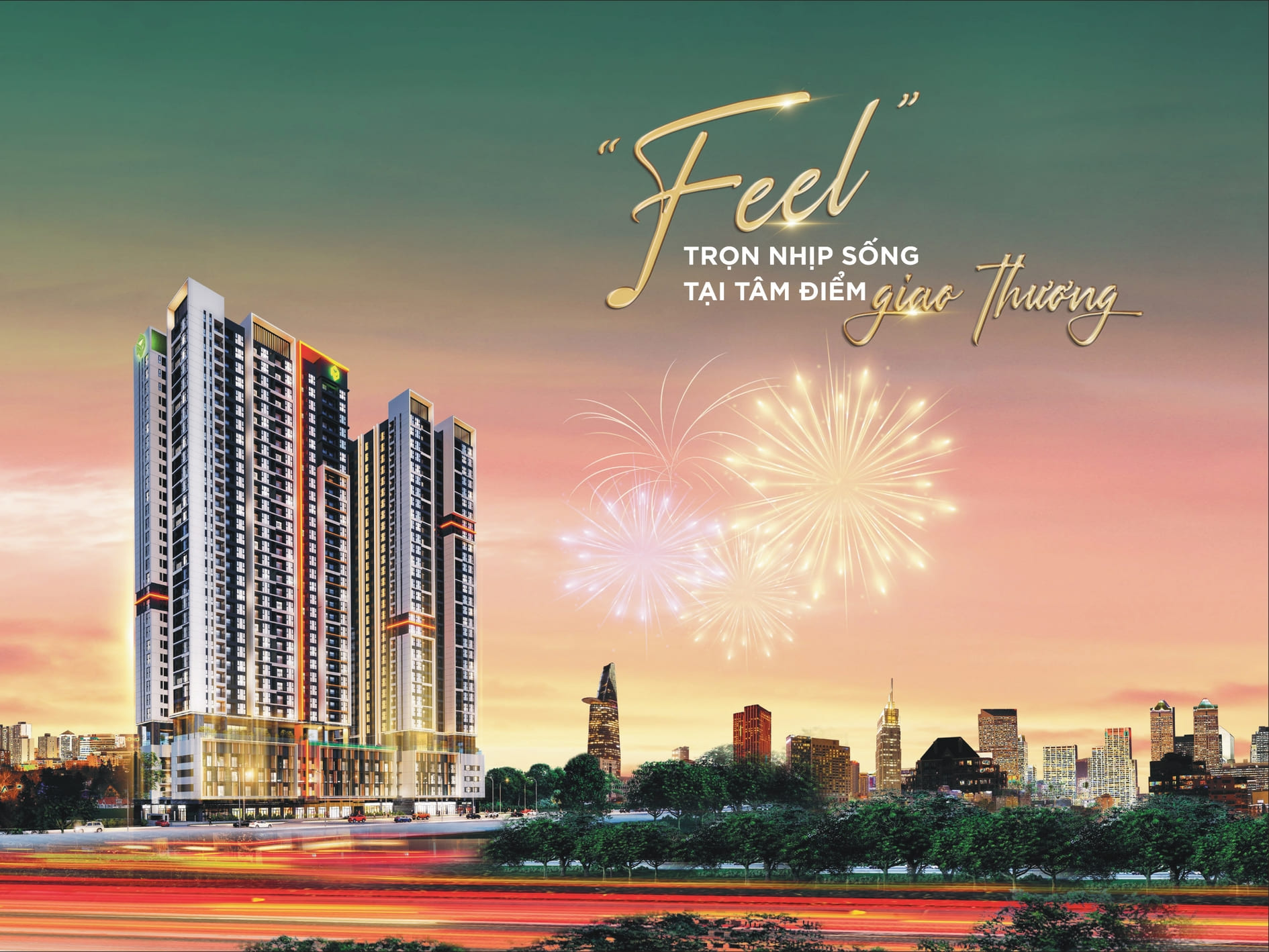 Phối cảnh tổng thể dự án căn hộ cao cấp The Park Avenue đường Ba Tháng Hai