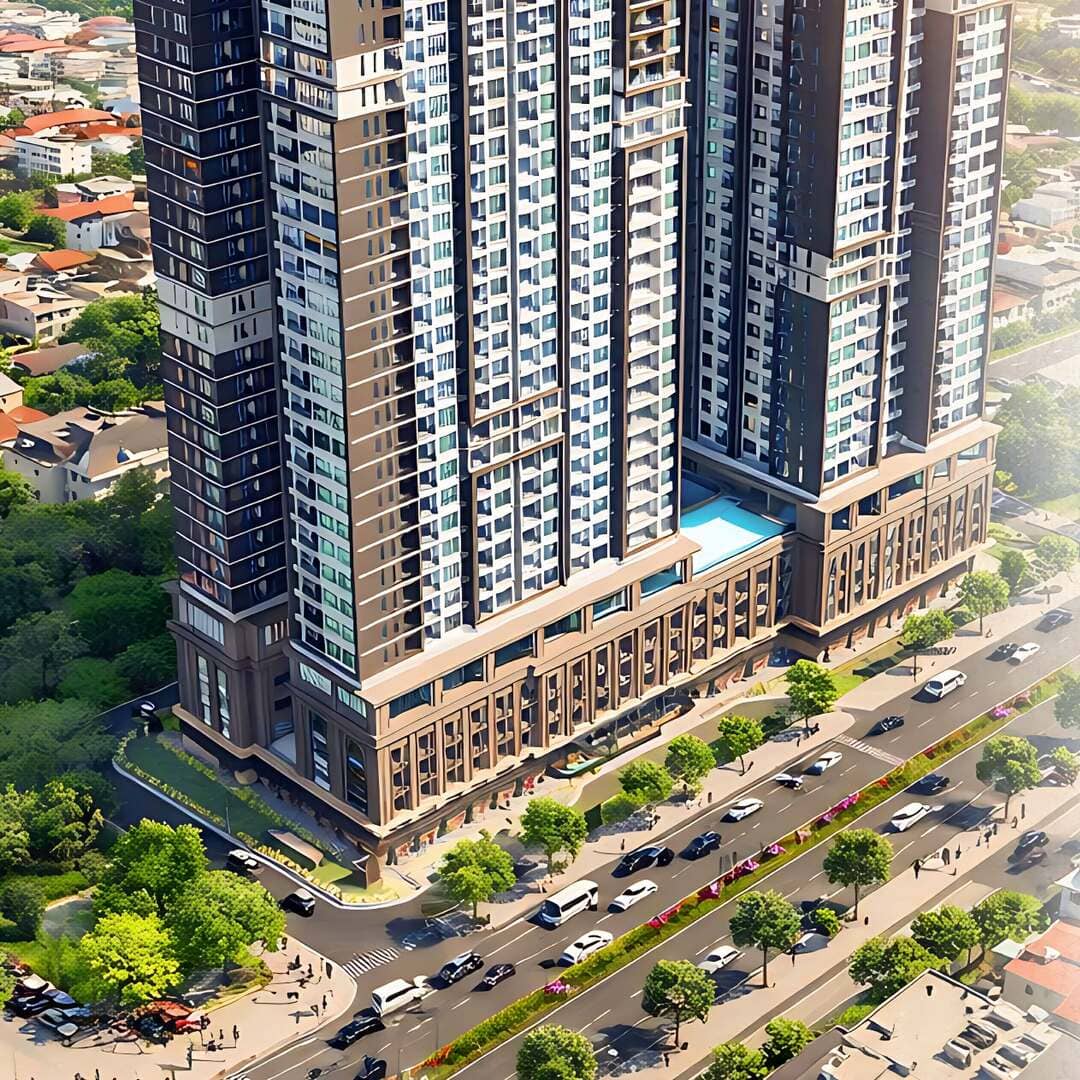 Không gian sống xanh mát và thông thoáng giữa trung tâm thành phố tại The Park Avenue