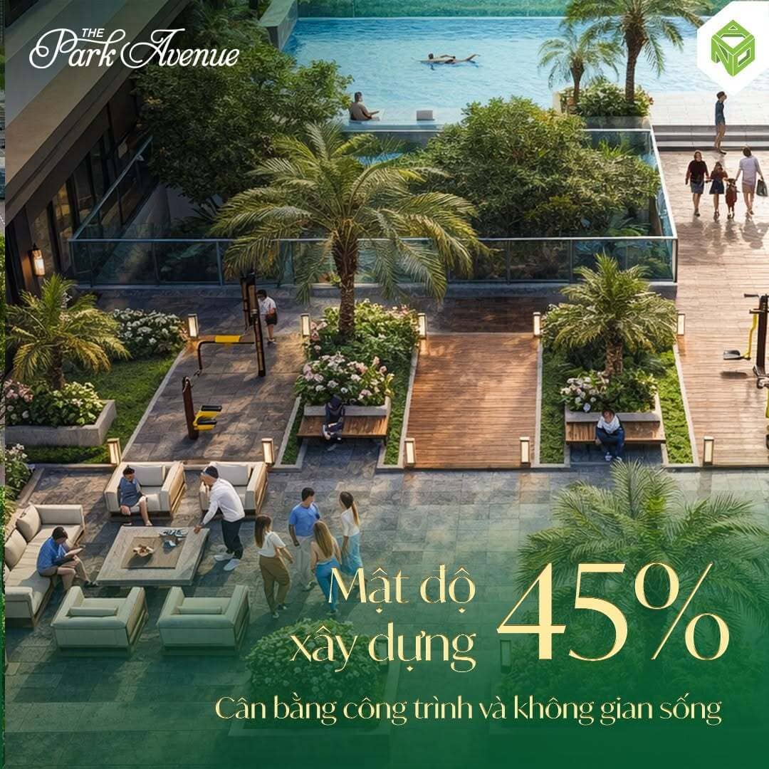 Quy hoạch cảnh quan xanh tại The Park Avenue
