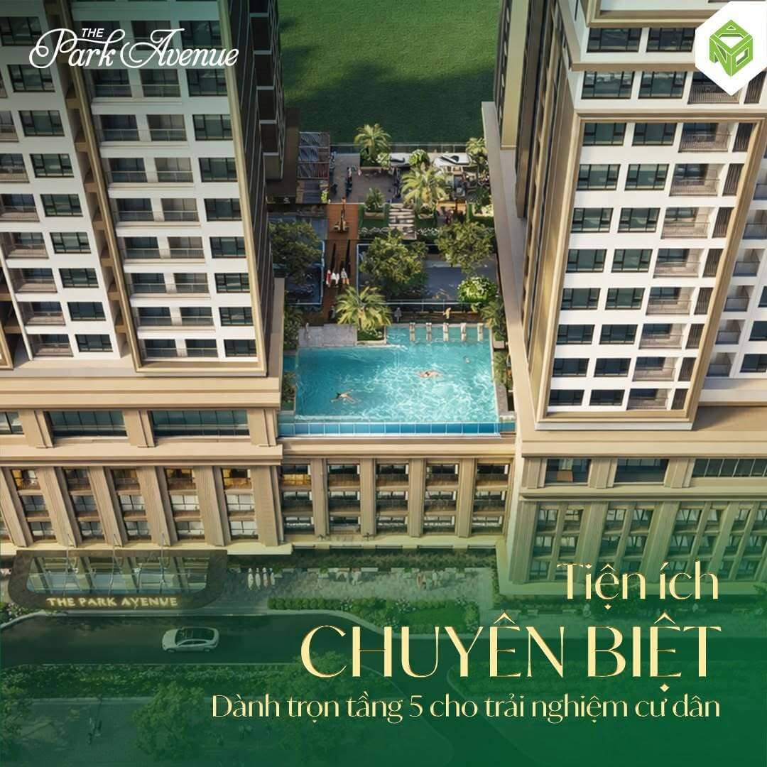 Tiện ích nội khu tại tầng 5 dự án The Park Avenue