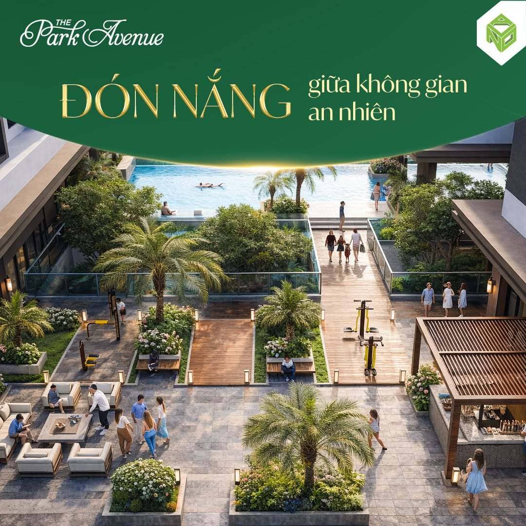 Không gian đón nắng ban mai an nhiên tại The Park Avenue