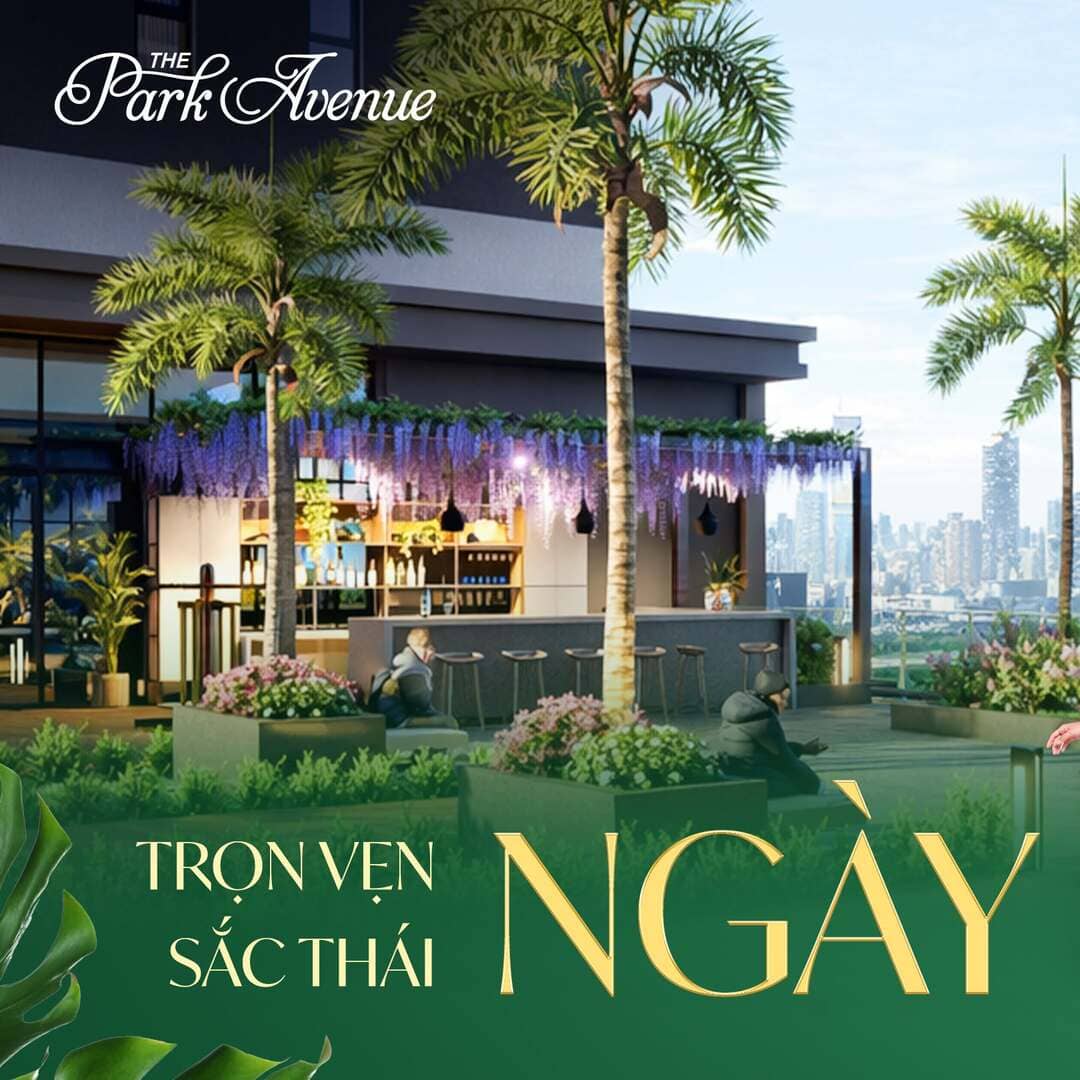 Nhịp sống ban ngày ngập tràn ánh sáng tự nhiên tại The Park Avenue
